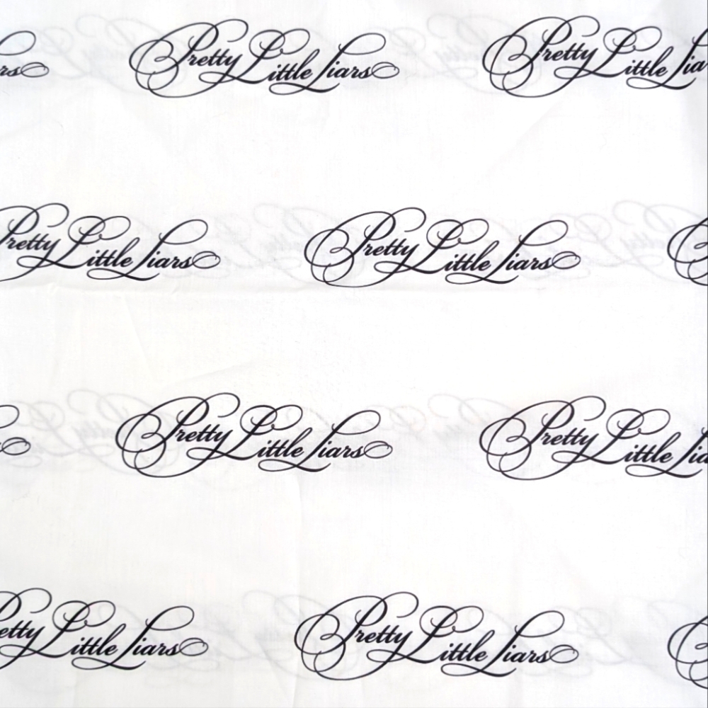 Pretty Little Liars Logo Pattern Fabric